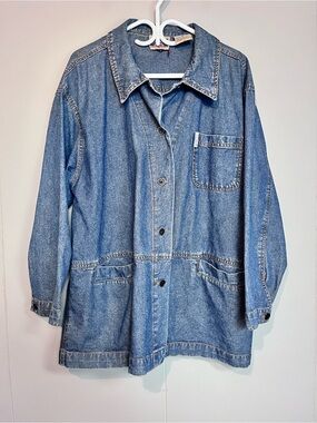 Vintage 90s Nevada Jeanswear Denim Chore Jacket Women’s 16